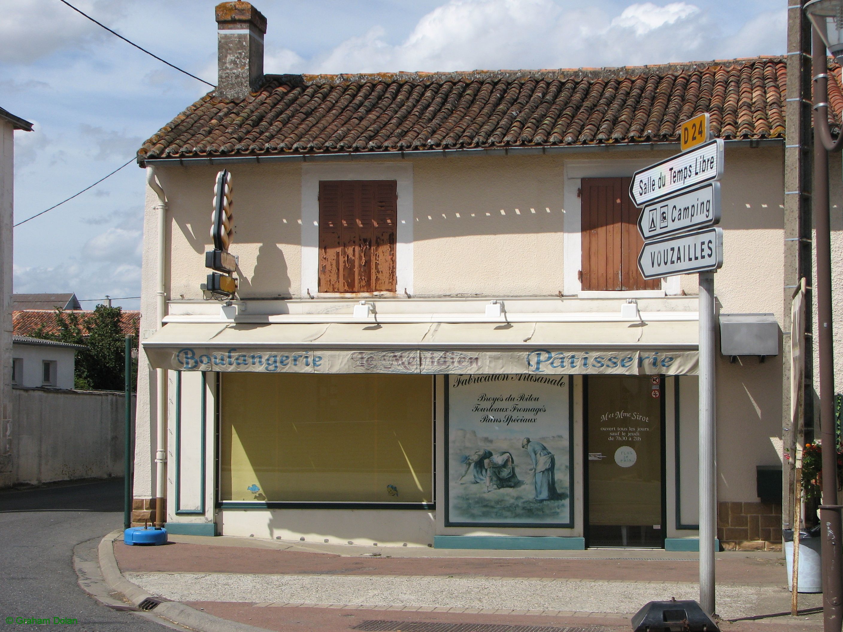 Greenwich Meridian Marker; France; Poitou-Charentes; Chalandray